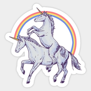 Unicorn Rider Sticker